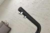 Смеситель для кухни Paulmark Serpentine Черный металлик арт-Se213222-418 — фото 7, Смесители для кухни