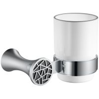 Стакан для зубных щеток CeramaLux Virginia Хром арт-94302A — фото 1, Стаканы для зубных щеток