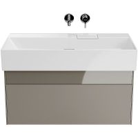 Тумба под раковину Kerama Marazzi Logica 90 LOG.90.2\SAN подвесная Песчаная арт-LOG.90.2\SAN — фото 1, Тумбы под раковину