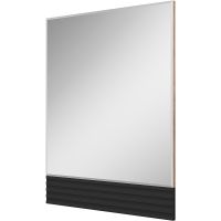 Зеркало Brevita Dakota 80 Черный кварц арт-DAK-02080 — фото 1, Зеркала в ванную комнату