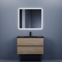 Тумба под раковину Sancos Cento 80 подвесная Карпатская ель арт-CN80KE — фото 9, Тумбы под раковину