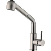 Смеситель для кухни ZorG Steel Hammer Нержавеющая сталь арт-SH 5144 INOX — фото 1, Смесители для кухни