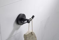 Двойной крючок Timo Saona Черный арт-13012/03 — фото 2, Крючки для полотенец