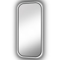 Зеркало Континент Torry 600х1200 с подсветкой Черное с бесконтактным выключателем арт-ЗЛП1533 — фото 4, Зеркала в ванную комнату