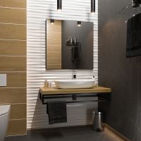 Зеркало Brevita Mars 70 Черное арт-MARS-02070-ЧмП — фото 3, Зеркала в ванную комнату