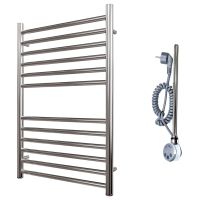 Электрический полотенцесушитель Point Аврора П12 500x800 левый/правый Хром арт-PN10158SE — фото 1, Электрические полотенцесушители