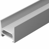 Профиль алюминиевый Arlight Mic накладной для контурной подсветки Серебристый арт-029844 — фото 1, Профили для светодиодных лент
