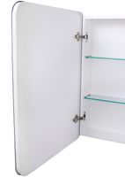 Зеркальный шкаф Style Line Каре 55 L с подсветкой Белый арт-СС-00002373 — фото 4, Зеркальные шкафы в ванную