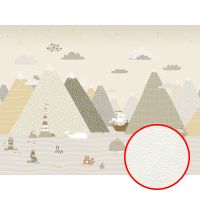 Фреска детская Ortograf Little Friends 34414 Фактура флок FLK Флизелин (4*3) Бежевый, Горы/Животные/Море арт-34414 (флок FLK) — фото 1, Фрески