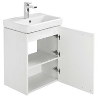 Товар: Тумба под раковину Aquaton Йорк 48 М подвесная Белая Выбеленное дерево арт-1A170901YOAY0 - фото 3 Тумба под раковину Aquaton Йорк 48 М подвесная Белая Выбеленное дерево арт-1A170901YOAY0 — фото 3, Тумбы под раковину