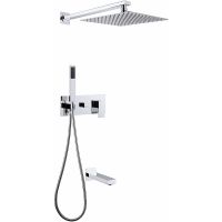 Душевая система Abber Daheim Хром арт-AF8217 — фото 1, Встраиваемые душевые комплекты