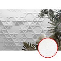 Фреска Ortograf Forma 32621 Фактура бархат FX Флизелин (4*2,7) Белый/Зеленый, Геометрия/Листья арт-32621 (бархат FX) — фото 1, Фрески