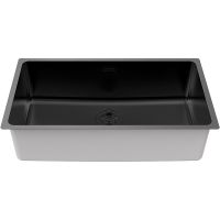 Кухонная мойка Paulmark Yuni 76 Uni Черная матовая арт-YU76-MBN — фото 2, Кухонные мойки