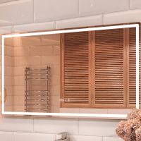 Зеркало Vigo Geometry Luxe 120 с подсветкой с сенсорным выключателем арт-z.GEO.120.Luxe — фото 1, Зеркала в ванную комнату