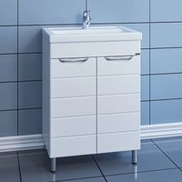 Товар: Тумба под раковину СанТа Родос 60 Белая арт-206012N - фото 3 Тумба под раковину СанТа Родос 60 Белая арт-206012N — фото 3, Тумбы под раковину