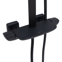 Душевая система Allen Brau Infinity Черная матовая арт-5.21030-31 — фото 6, Душевые стойки