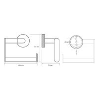 Держатель туалетной бумаги Bemeta Stella Хром арт-166112222 — фото 2, Держатели туалетной бумаги