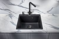Кухонная мойка Milacio Murcia 51 Cuarzo Черная матовая арт-MC.77021 — фото 3, Кухонные мойки