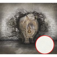 Фреска Ortograf Животные 4186 Фактура флок FLK Флизелин (3*2,7) Серый, Животные арт-4186 (флок FLK) — фото 1, Фрески