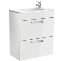 Тумба под раковину Roca Debba 60 подвесная Белая арт-ZRU9302708 — фото 1, Тумбы под раковину