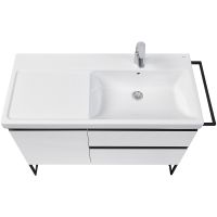 Тумба под раковину Roca Domi 100 R подвесная Белый глянец арт-A857478806 — фото 6, Тумбы под раковину