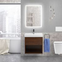 Тумба под раковину BelBagno Neon 50 подвесная Rovere Scuro арт-NEON-500-1C-SO-RS — фото 8, Тумбы под раковину