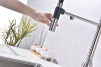 Смеситель для кухни Paulmark Magneto One Брашированная сталь арт-Ma213188-BS — фото 7, Смесители для кухни