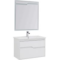 Комплект мебели для ванной Aquanet Модена 85 Белый глянец арт-199305 — фото 6, Комплекты мебели для ванной