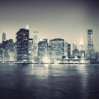 Фреска Ortograf Небоскребы 30511 Фактура бархат FX Флизелин (2,7*2,7) Серый, Город арт-30511 (бархат FX) — фото 2, Фрески