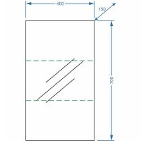 Зеркальный шкаф Stella Polar Концепт Альда 40 Белый арт-SP-00000221 — фото 3, Зеркальные шкафы в ванную