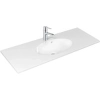 Раковина Эстет Вегас 120 Белая арт-ФР-00000775 — фото 1, Раковины встраиваемые сверху