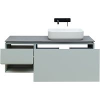 Тумба под раковину Allen Brau Infinity 120 R подвесная Папирус матовый арт-1.21008.PWM — фото 8, Тумбы под раковину