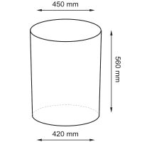 Корзина для белья WasserKRAFT Bever с крышкой Темно-коричневая арт-WB-240-L — фото 3, Корзины для белья