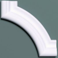 Угловой элемент молдинга Bello Deco М11У1 83x83x12 мм арт-00-00104393 — фото 1, Молдинги