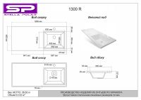 Раковина Stella Polar Мадлен 130 R с местом под стиральную машину Белая арт-SP-00000476 — фото 5, Раковины встраиваемые сверху