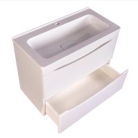 Тумба под раковину Style Line Бергамо 70 подвесная Белая антискрейч арт-СС-00002320 — фото 3, Тумбы под раковину