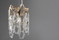 Подвесной светильник Maytoni Neoclassic Tissage Прозрачный Золото арт-MOD490PL-01G — фото 5, Подвесные светильники