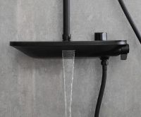 Душевая система Gappo Черная матовая арт-G2495-86 — фото 11, Душевые стойки