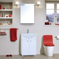 Тумба под раковину Onika Крит 52 разобранная Белая арт-105206 — фото 2, Тумбы под раковину