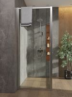 Душевой уголок Orange 150x80 профиль Хром стекло прозрачное арт-E23-15080TCR — фото 5, Прямоугольные душевые уголки