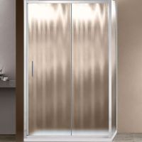 Душевой уголок Vincea Garda 110х90 профиль Хром стекло шиншилла арт-VSR-1G9011CH — фото 1, Прямоугольные душевые уголки