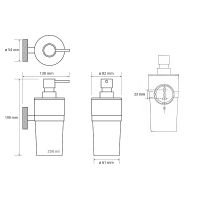 Дозатор для жидкого мыла Bemeta Stella Хром арт-166109017 — фото 2, Дозаторы