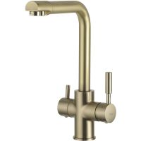 Товар: Смеситель для кухни Frap H52 Сатин золотой арт-F4352-3 - фото 1 Смеситель для кухни Frap H52 Сатин золотой арт-F4352-3 — фото 1, Смесители для кухни