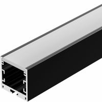 Профиль алюминиевый Arlight Arc встраиваемый/накладной/подвесной Черный арт-025519 — фото 1, Профили для светодиодных лент