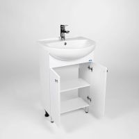 Тумба под раковину VIANT Париж 55 Белая арт-VPAR55ER-T2ST — фото 4, Тумбы под раковину