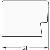 Зеркало Evoform Exclusive 141х56 с фацетом в багетной раме - Алюминий 61 мм арт-BY 1169 — фото 5, Зеркала в ванную комнату
