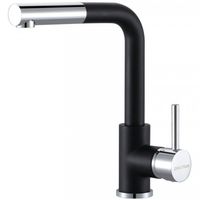 Смеситель для кухни Paulmark Kassel Антрацит Хром арт-Ka214311-401 — фото 1, Смесители для кухни