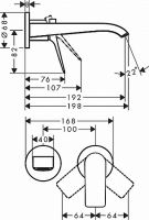 Смеситель для раковины Hansgrohe Vivenis Белый матовый арт-75050700 — фото 3, Смесители для раковины
