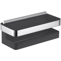 Полка корзина Keuco Collection Moll 12759 010001 Хром Антрацит арт-12759010001 — фото 1, Полки для ванной и душа