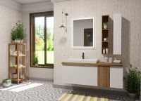 Товар: Подвесной шкаф Эстет Malibu 20 R Белый арт-ФР-00007133 - фото 4 Подвесной шкаф Эстет Malibu 20 R Белый арт-ФР-00007133 — фото 4, Шкафы для ванной